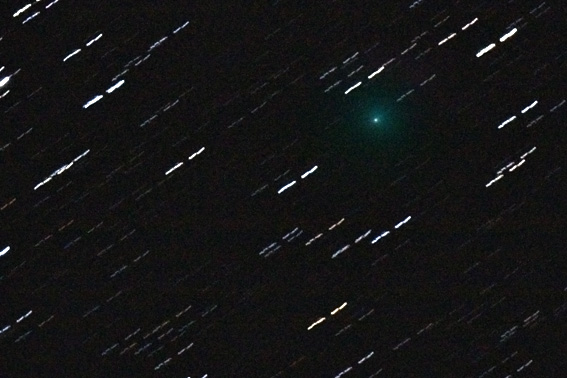 pointed on comet
