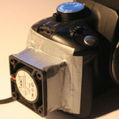 Passive air cooling for Canon 350D - 02 November 2011