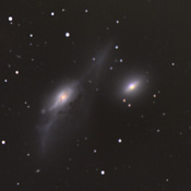 Markarianové oči (NGC 4438, NGC 4435) - 28. apríl 2008