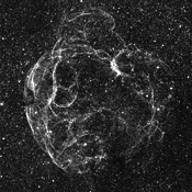 Pozostatok supernovy Sh2-240 (Simeis 147) - 30. Október 2010