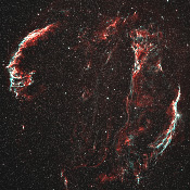 Supernova remnant Sh2-103 (Veil Nebula) - 07 August 2013