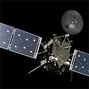 3D model misie sondy Rosetta a model slnečnej sústavy - 26. apríl 2014